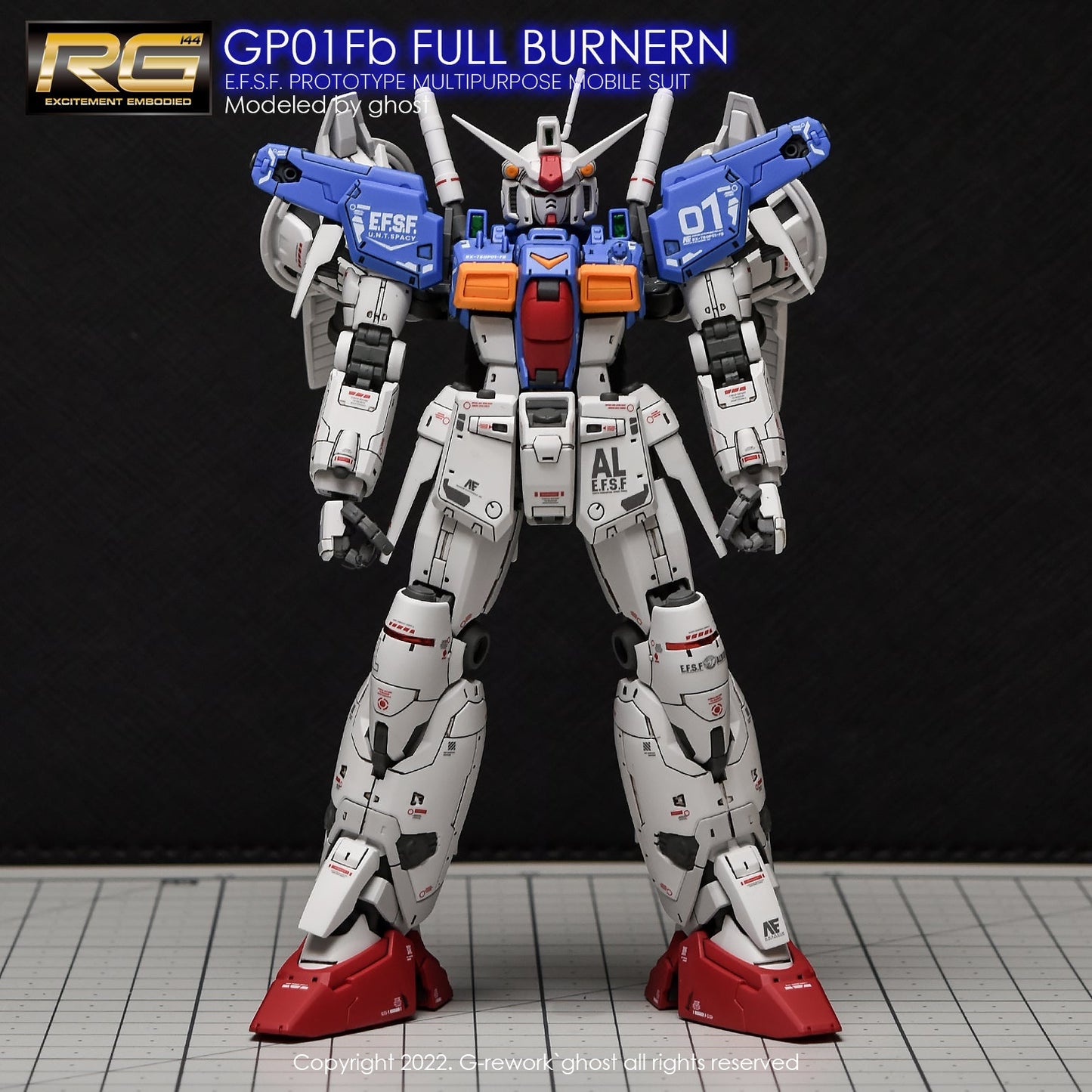G-REWORK - [RG] GUNDAM GP01Fb  FULL BURNERN Water Decal