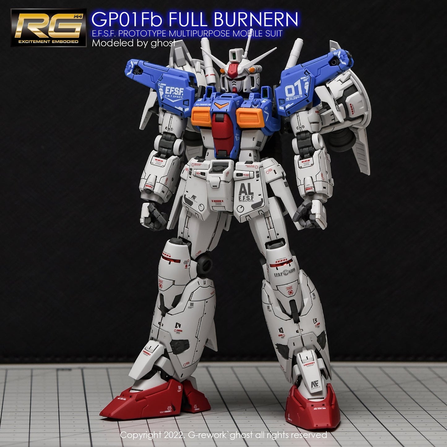 G-REWORK - [RG] GUNDAM GP01Fb  FULL BURNERN Water Decal