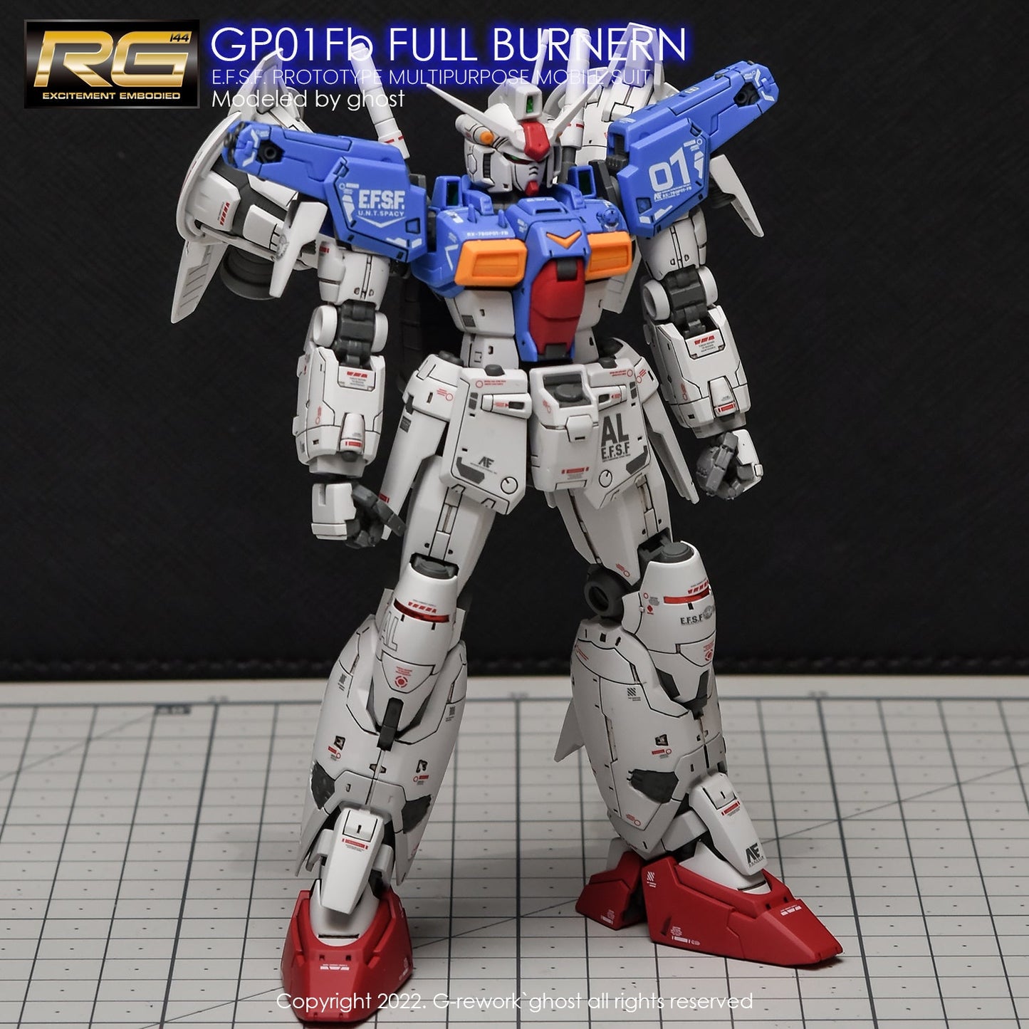 G-REWORK - [RG] GUNDAM GP01Fb  FULL BURNERN Water Decal