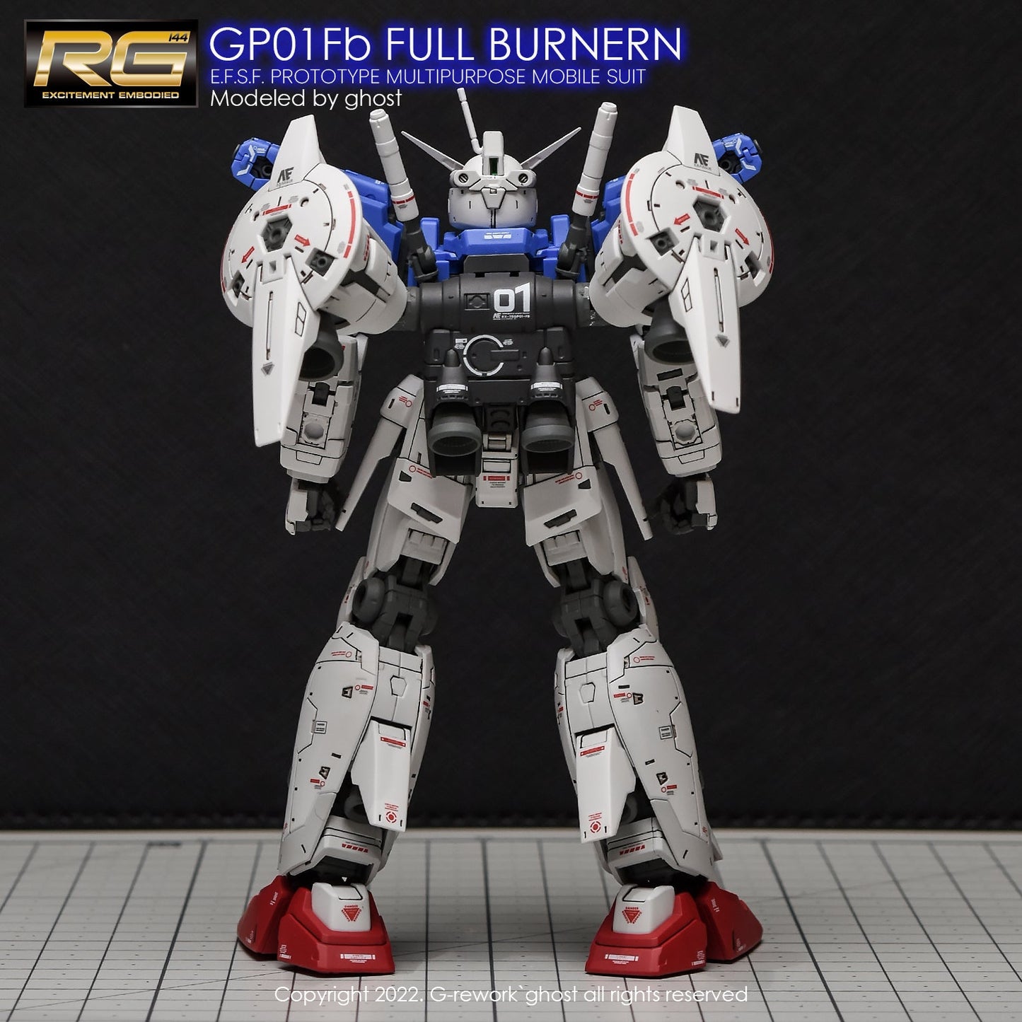 G-REWORK - [RG] GUNDAM GP01Fb  FULL BURNERN Water Decal