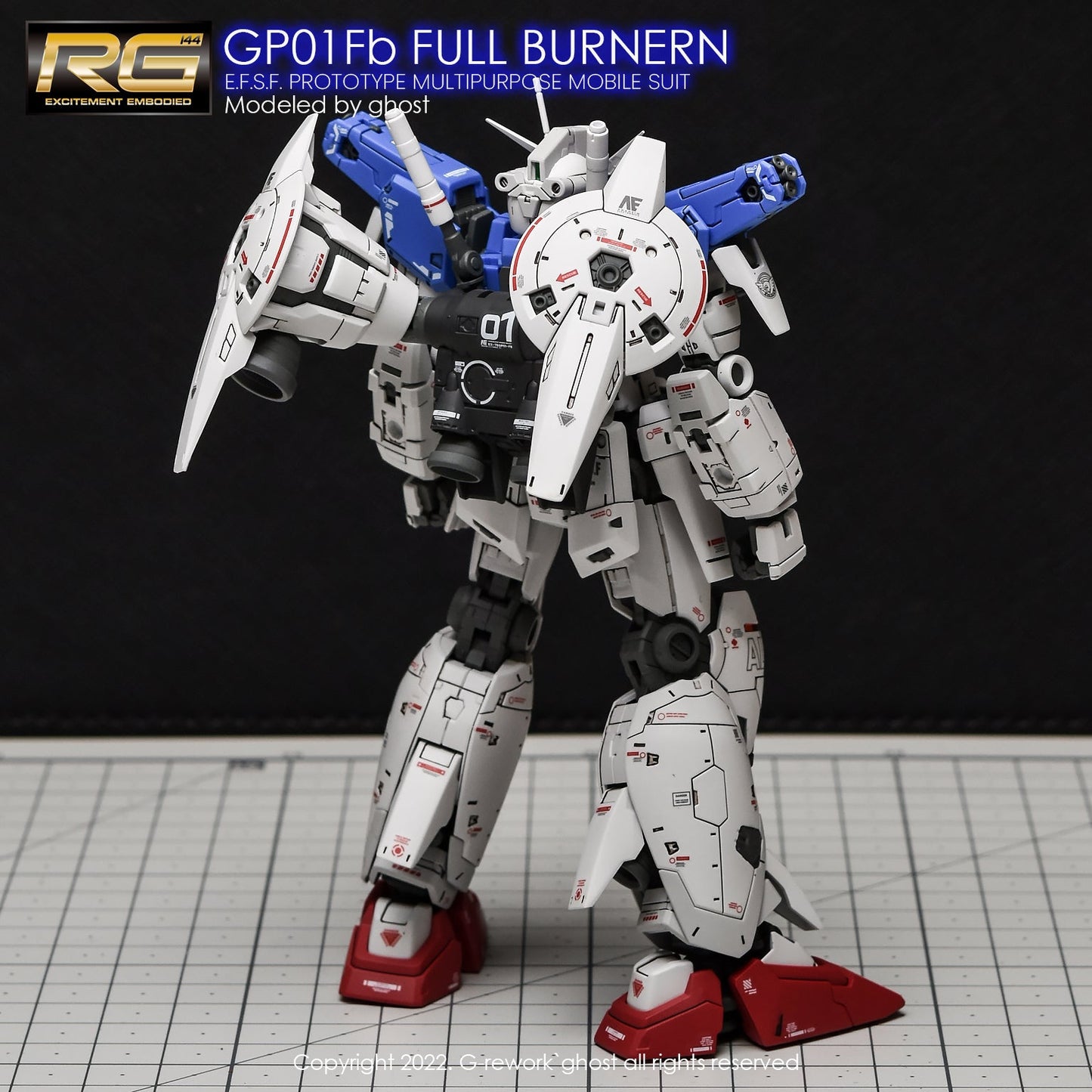 G-REWORK - [RG] GUNDAM GP01Fb  FULL BURNERN Water Decal