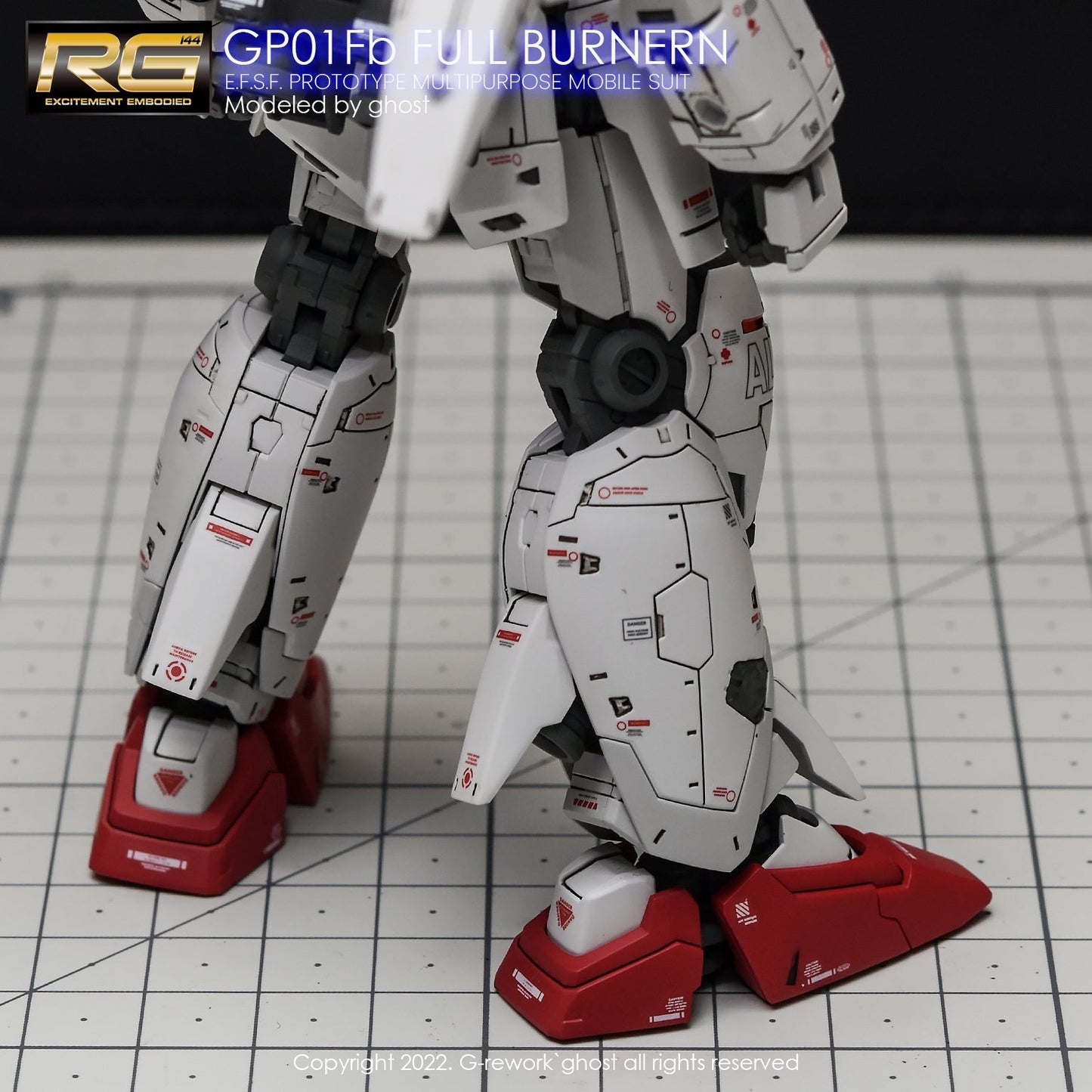 G-REWORK - [RG] GUNDAM GP01Fb  FULL BURNERN Water Decal