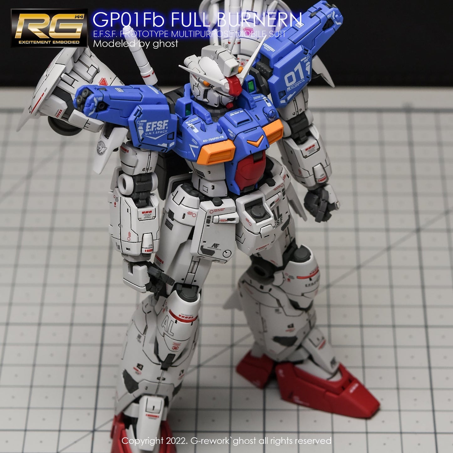 G-REWORK - [RG] GUNDAM GP01Fb  FULL BURNERN Water Decal