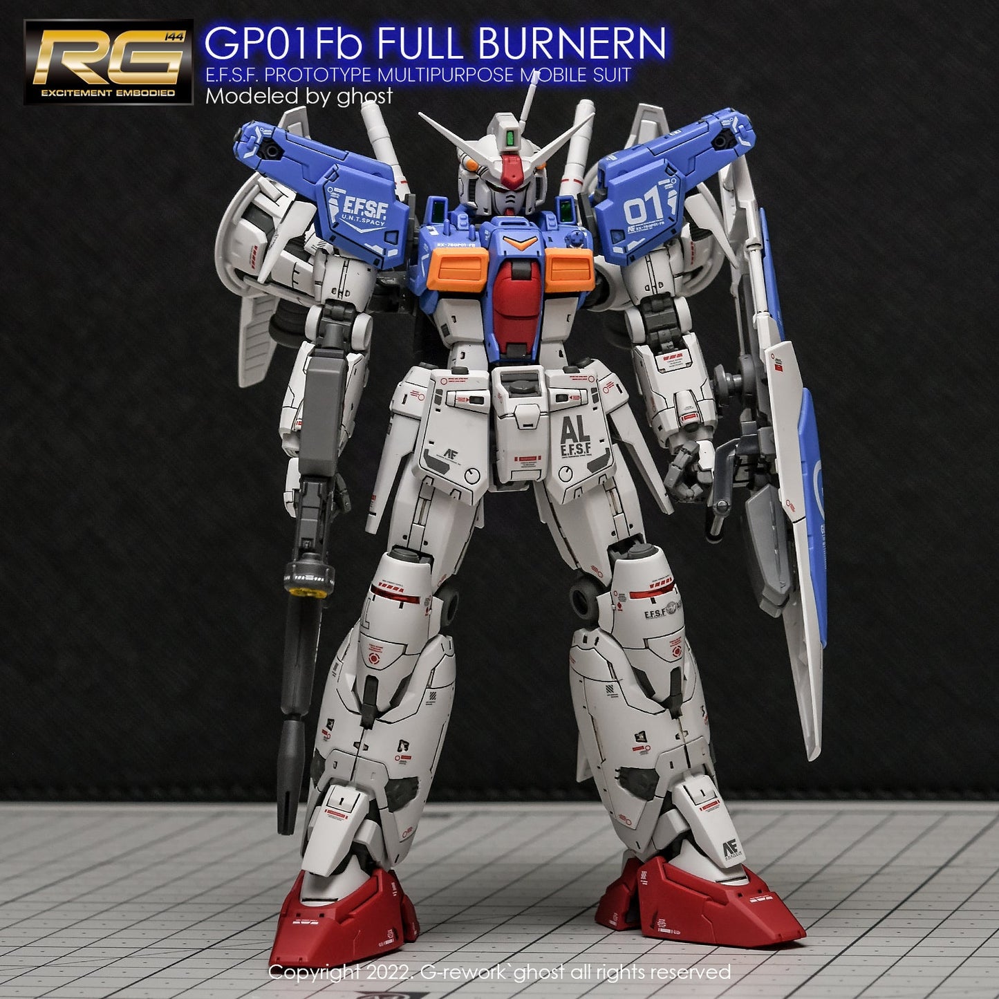 G-REWORK - [RG] GUNDAM GP01Fb  FULL BURNERN Water Decal