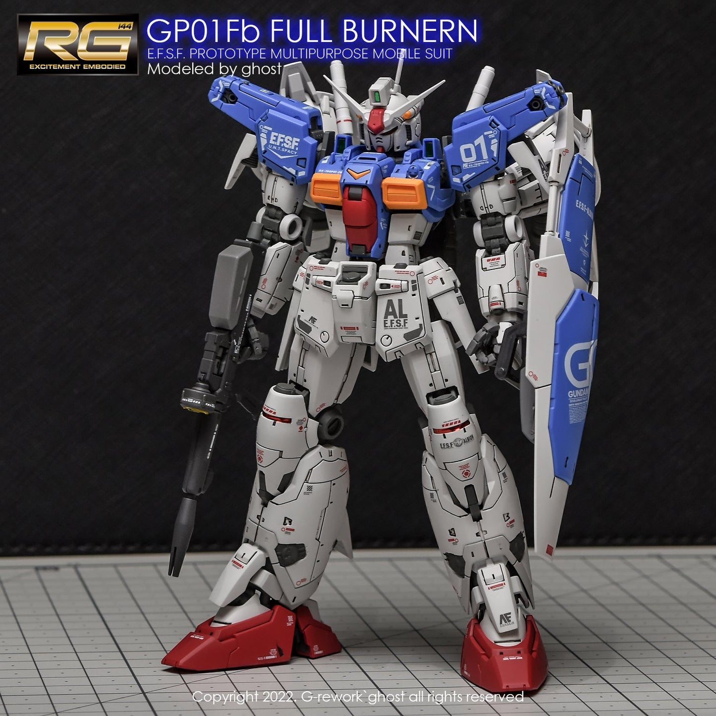 G-REWORK - [RG] GUNDAM GP01Fb  FULL BURNERN Water Decal