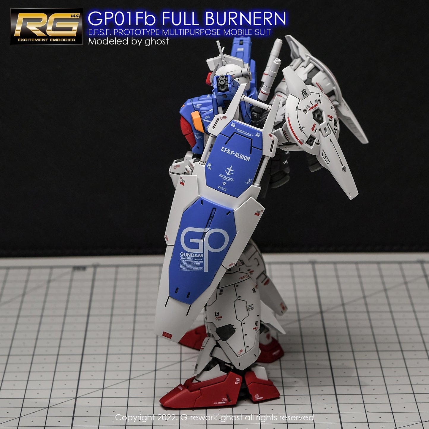 G-REWORK - [RG] GUNDAM GP01Fb  FULL BURNERN Water Decal