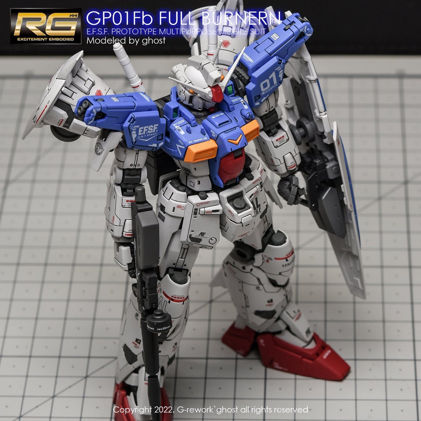 G-REWORK - [RG] GUNDAM GP01Fb  FULL BURNERN Water Decal