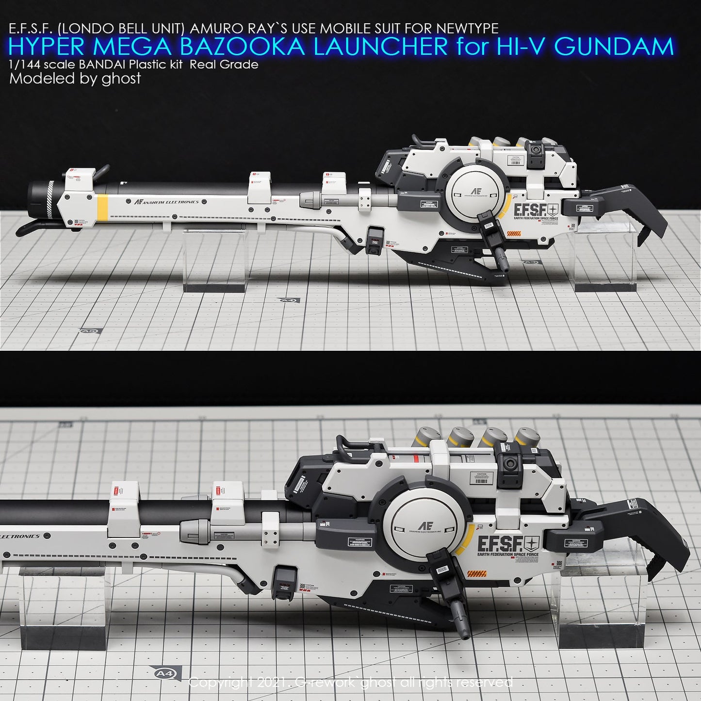 G-REWORK - [RG] HI-V HYPER MEGA BAZOOKA LAUCHER Water Decal