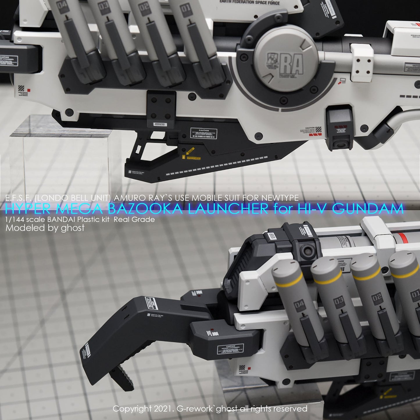 G-REWORK - [RG] HI-V HYPER MEGA BAZOOKA LAUCHER Water Decal