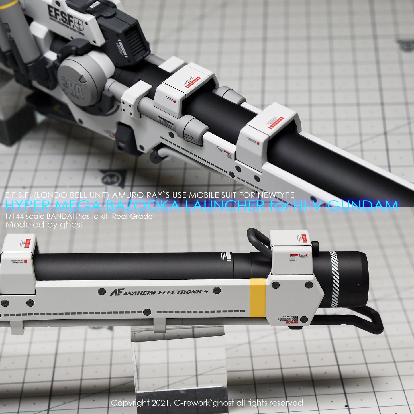 G-REWORK - [RG] HI-V HYPER MEGA BAZOOKA LAUCHER Water Decal