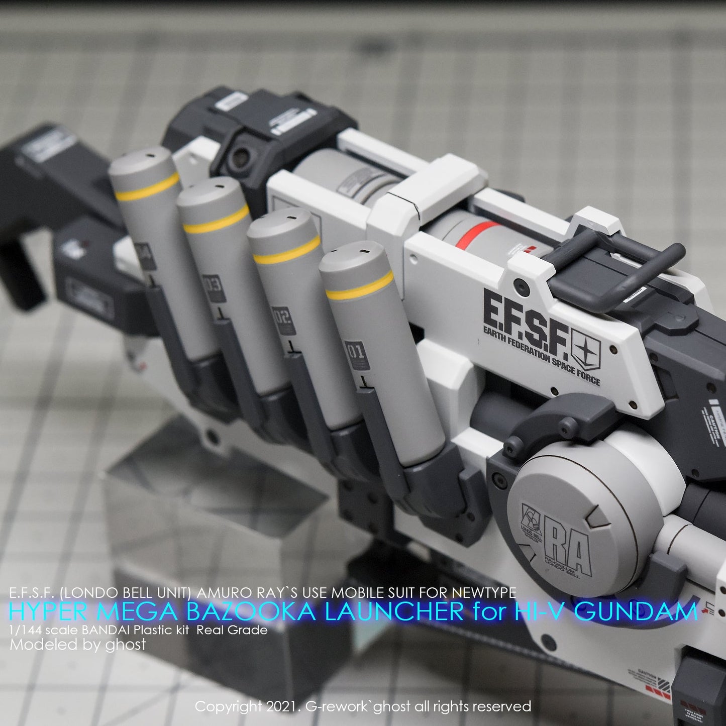 G-REWORK - [RG] HI-V HYPER MEGA BAZOOKA LAUCHER Water Decal