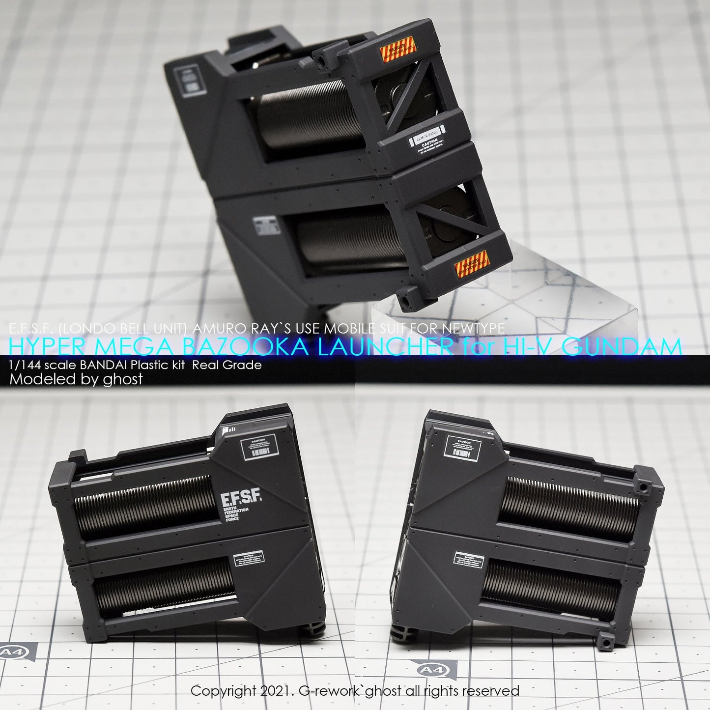 G-REWORK - [RG] HI-V HYPER MEGA BAZOOKA LAUCHER Water Decal