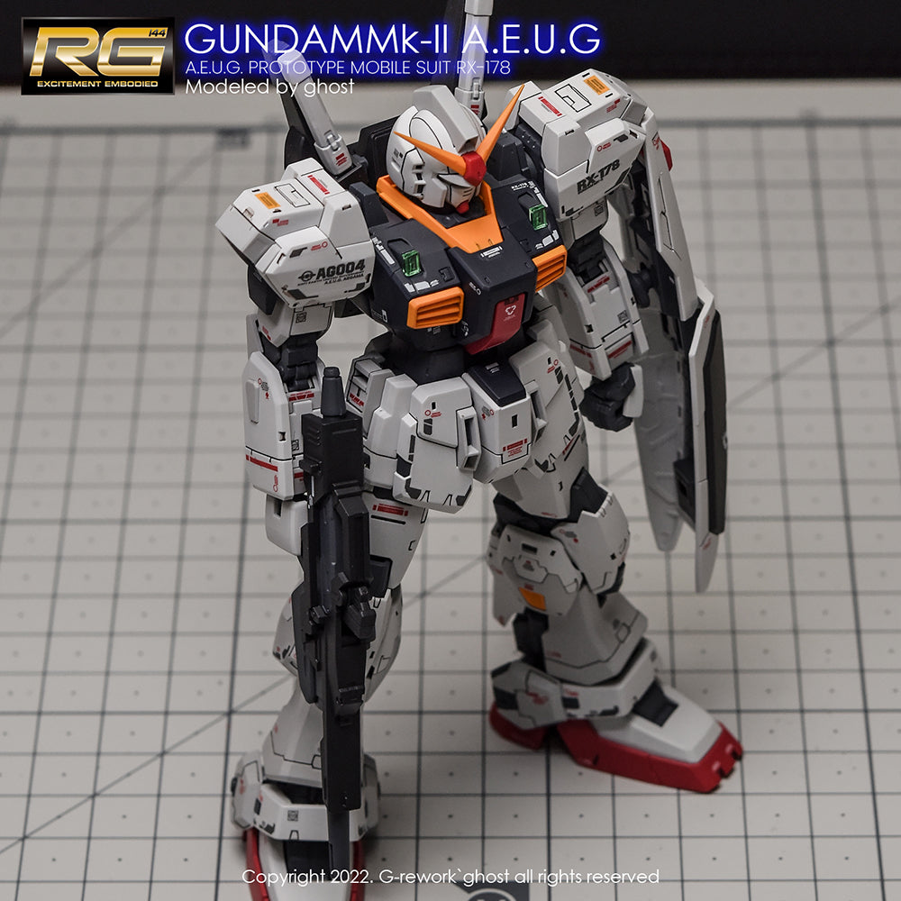 G-REWORK - [RG] RX-178 MK-II GUNDAM [AEUG] Water Decal