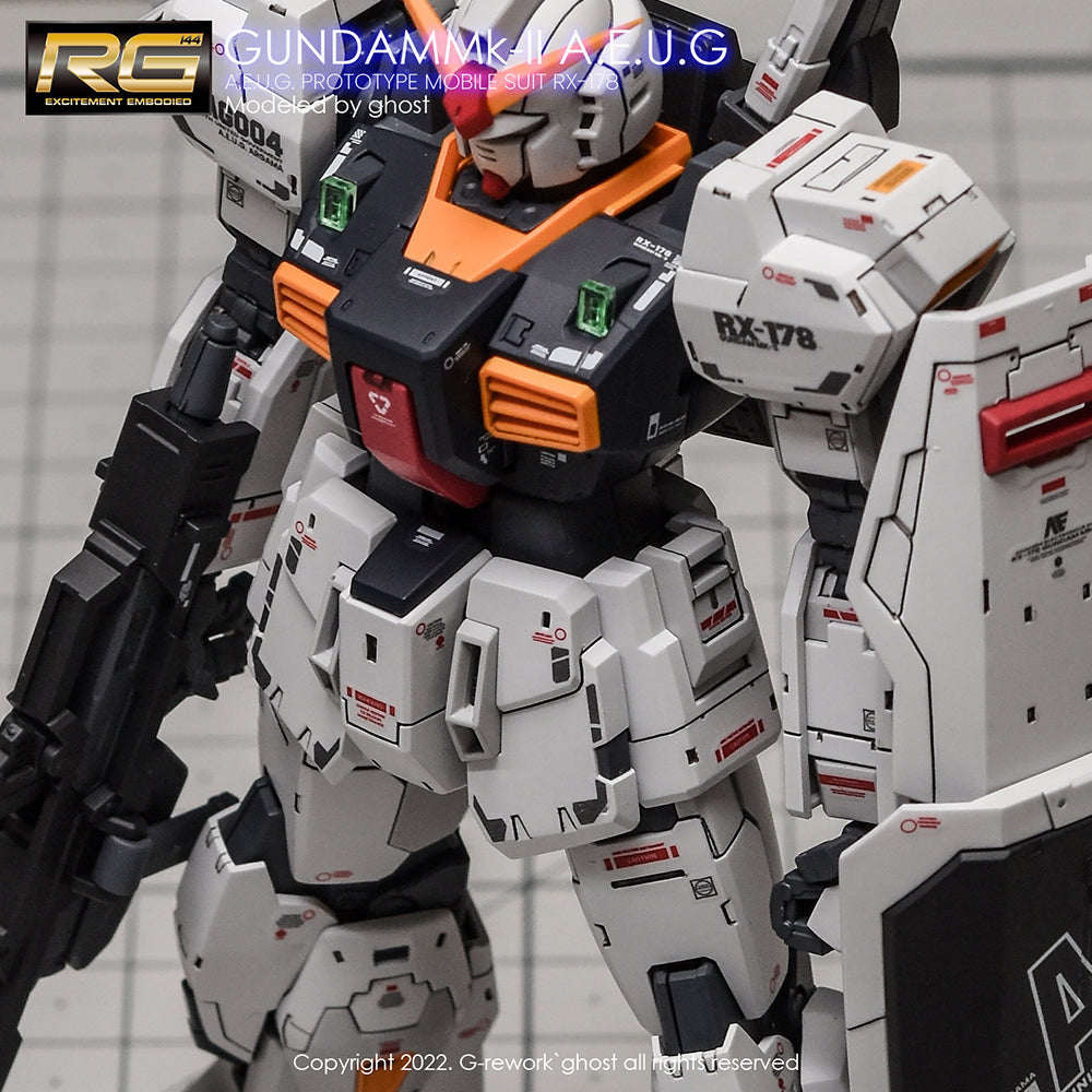 G-REWORK - [RG] RX-178 MK-II GUNDAM [AEUG] Water Decal