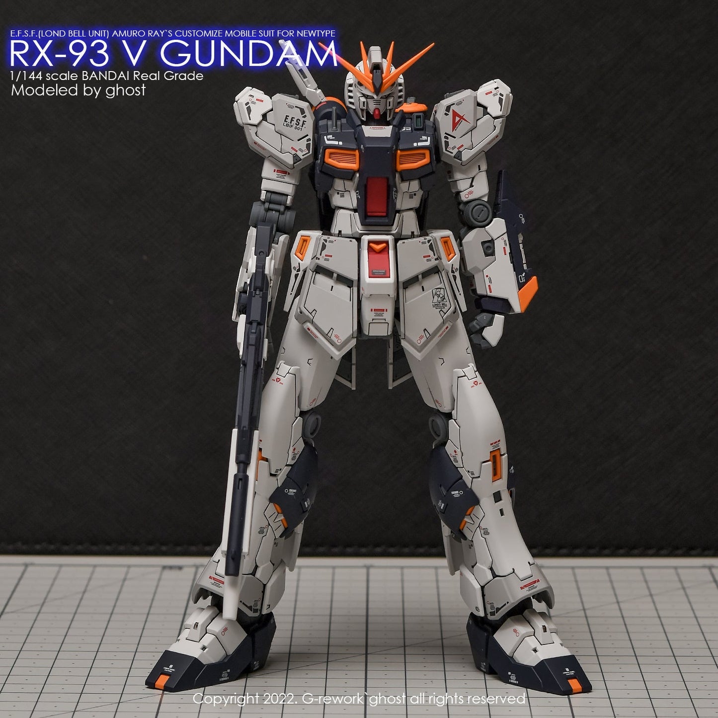 G-REWORK - [RG] RX-93 Nu GUNDAM Water Decal