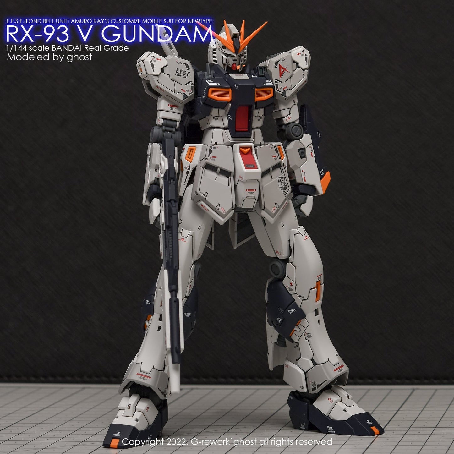 G-REWORK - [RG] RX-93 Nu GUNDAM Water Decal