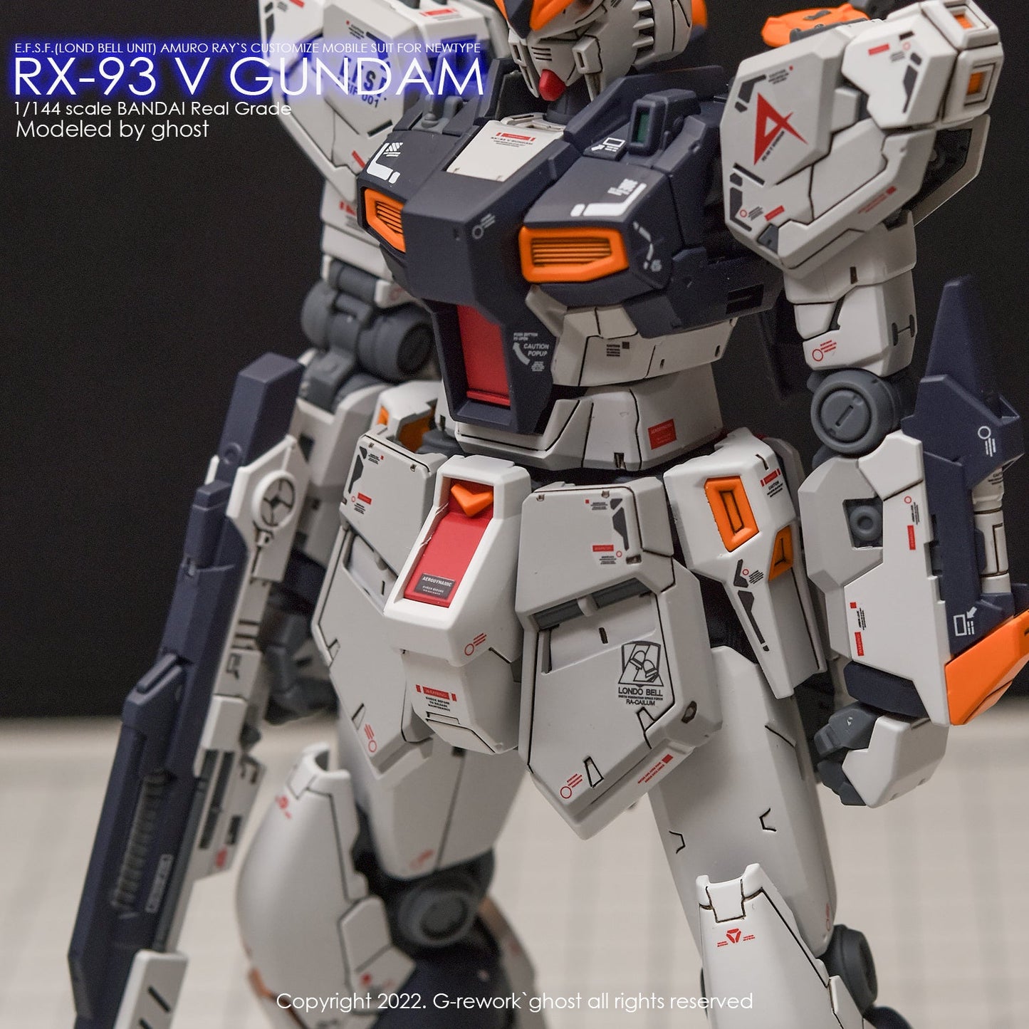G-REWORK - [RG] RX-93 Nu GUNDAM Water Decal