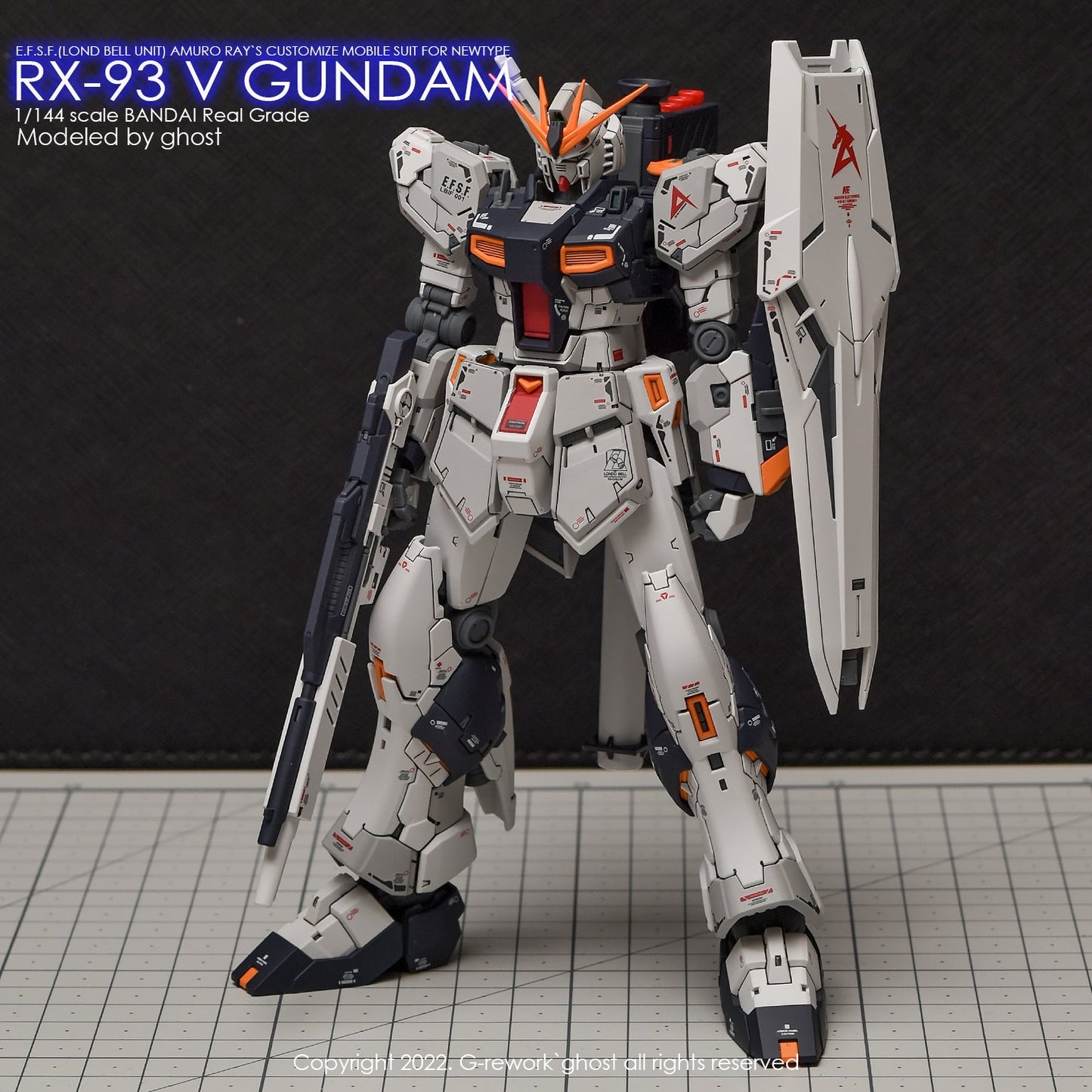 G-REWORK - [RG] RX-93 Nu GUNDAM Water Decal