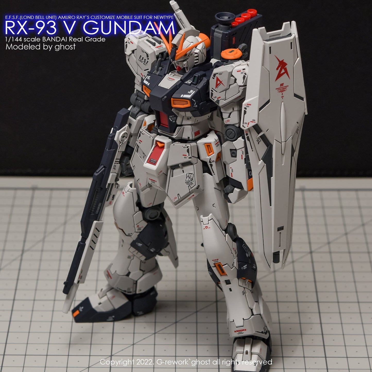 G-REWORK - [RG] RX-93 Nu GUNDAM Water Decal