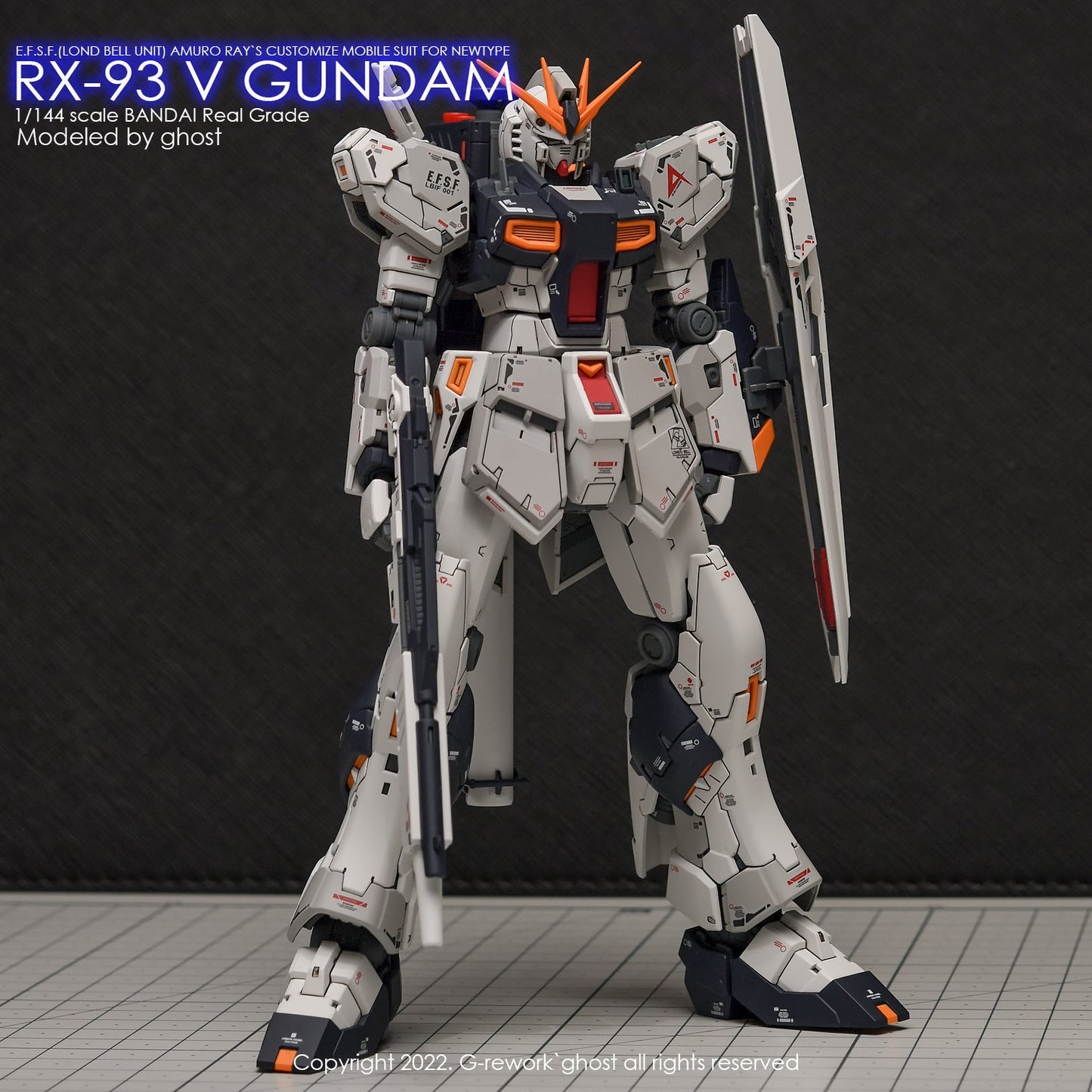 G-REWORK - [RG] RX-93 Nu GUNDAM Water Decal