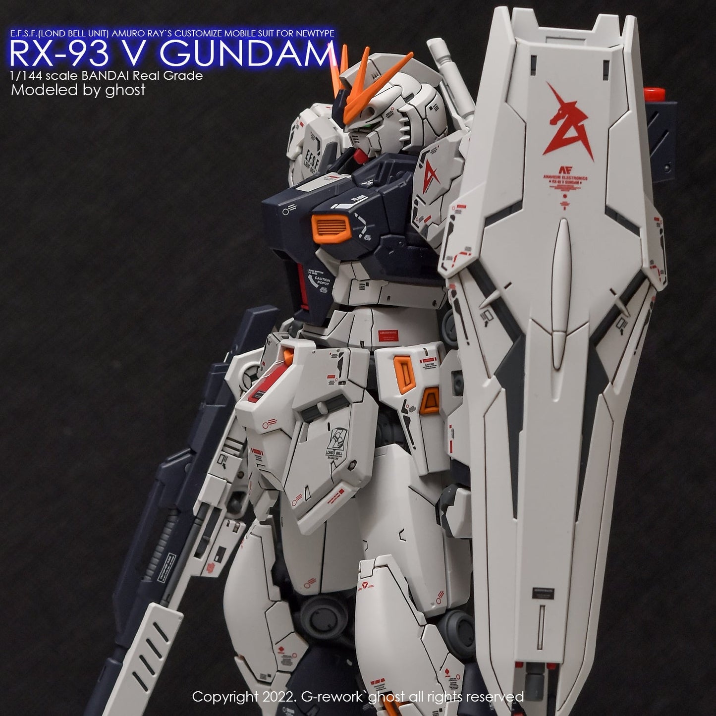 G-REWORK - [RG] RX-93 Nu GUNDAM Water Decal