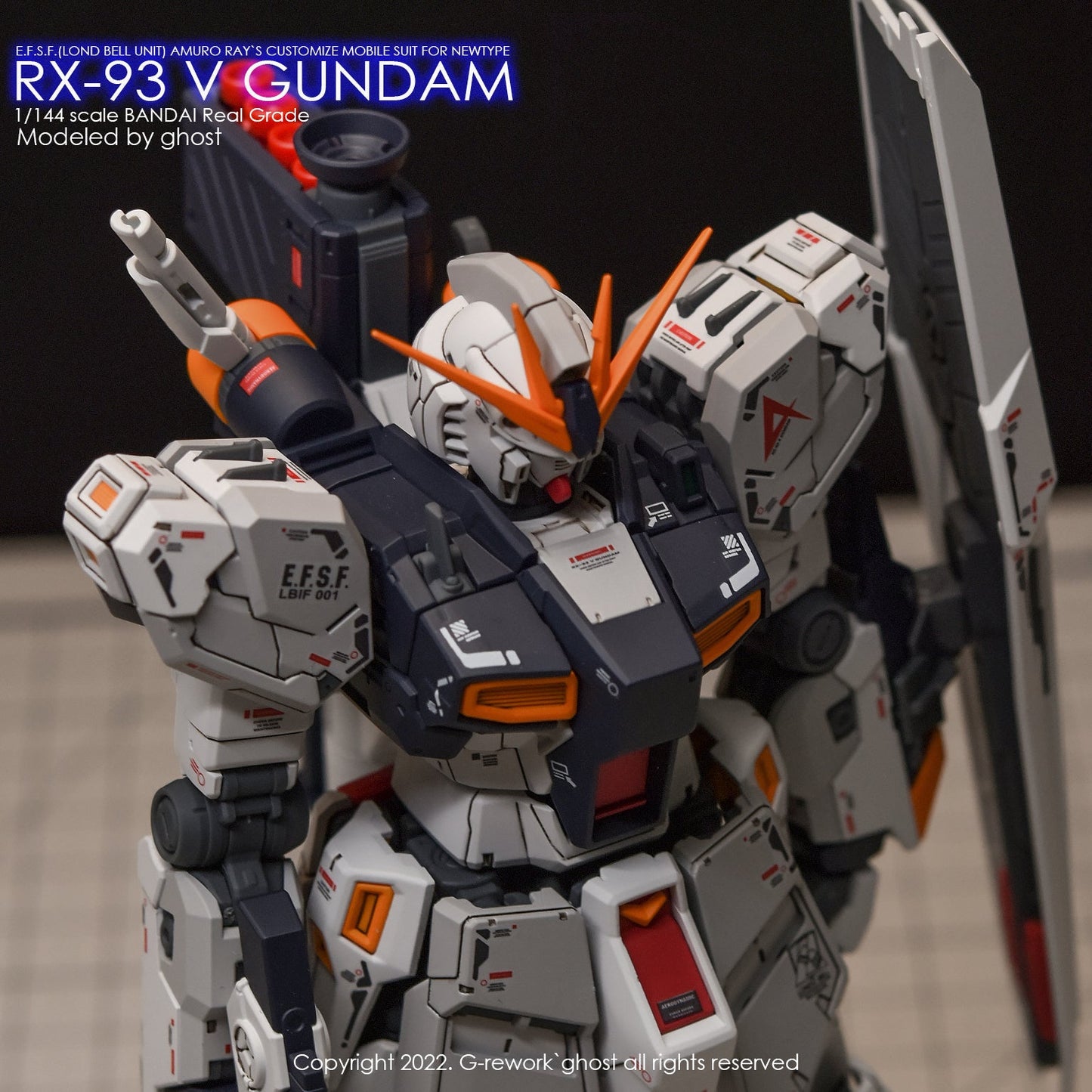 G-REWORK - [RG] RX-93 Nu GUNDAM Water Decal