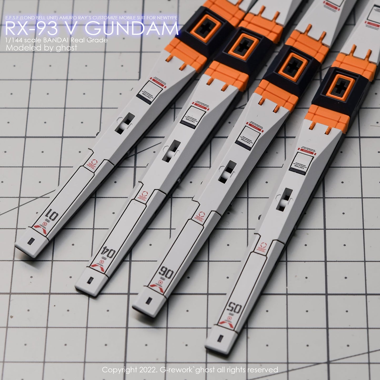 G-REWORK - [RG] RX-93 Nu GUNDAM Water Decal