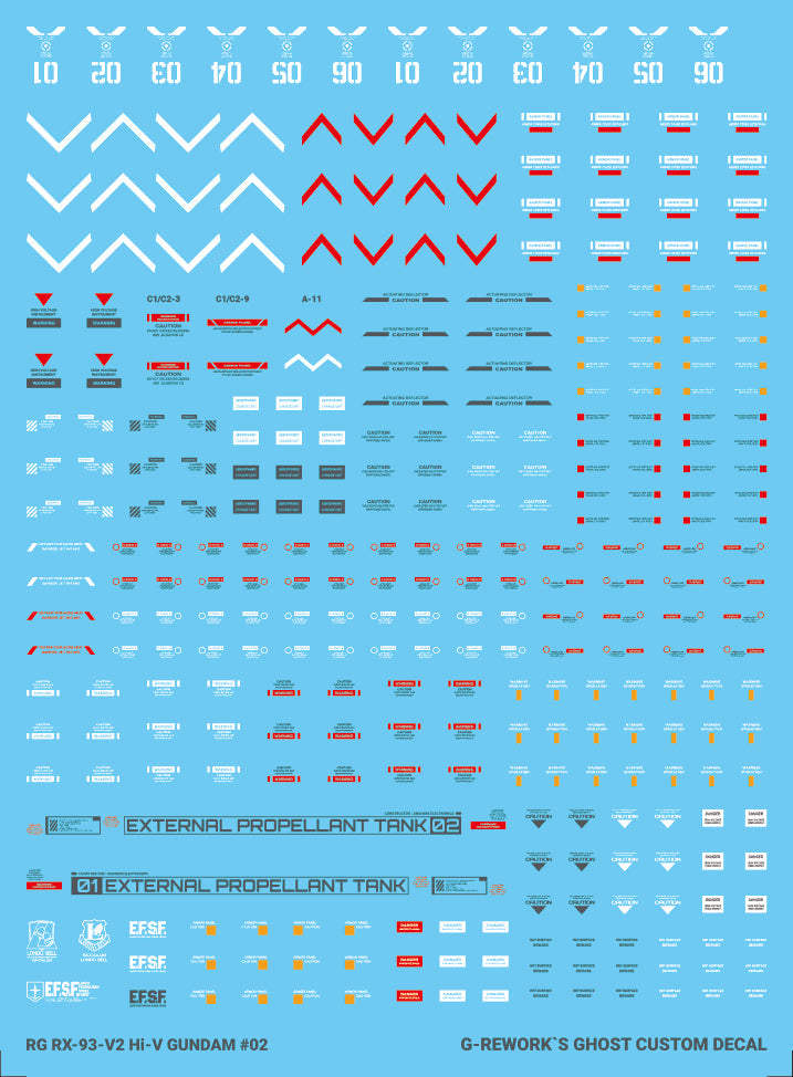G-REWORK - [RG] HI-V GUNDAM Water Decal