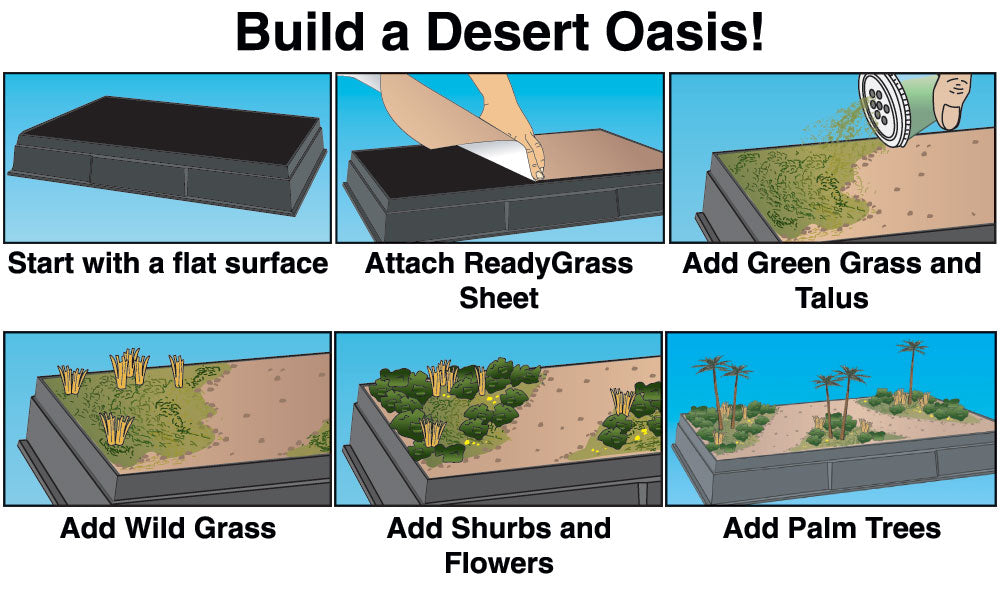 Scene-A-Rama Desert Oasis Diorama Kit