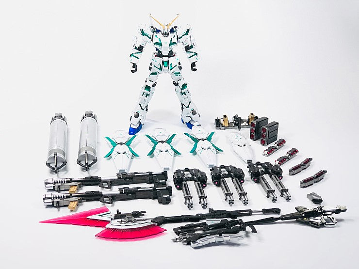 RG FULL ARMOR UNICORN [Last Battle Ver.] HOLO Metal Green WATER DECAL