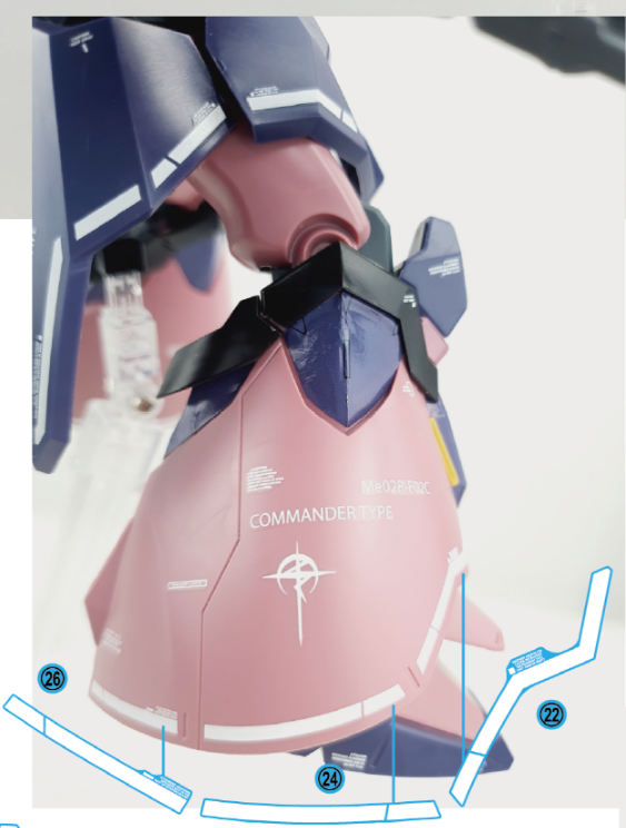 HG MESSER F02 COMMANDER TYPE WATER DECAL