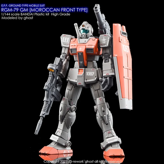 G-REWORK - [HG] RGM-79 GM [Moroccan Front Type]