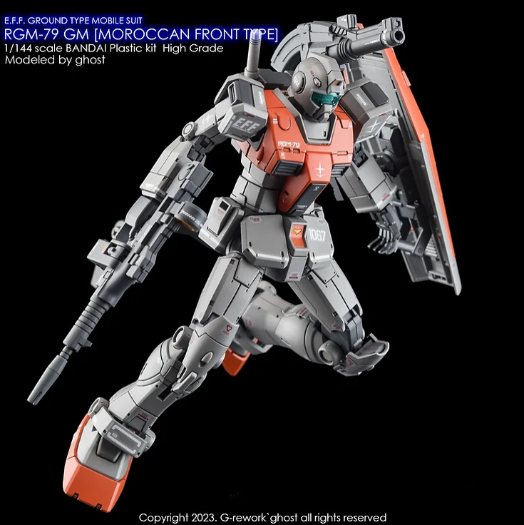 G-REWORK - [HG] RGM-79 GM [Moroccan Front Type]