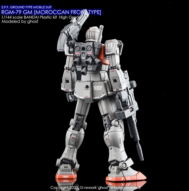 G-REWORK - [HG] RGM-79 GM [Moroccan Front Type]