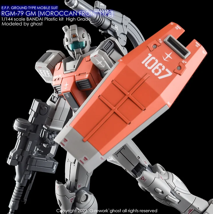 G-REWORK - [HG] RGM-79 GM [Moroccan Front Type]