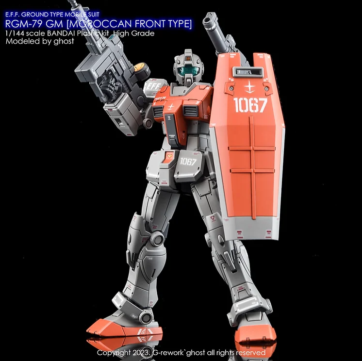 G-REWORK - [HG] RGM-79 GM [Moroccan Front Type]