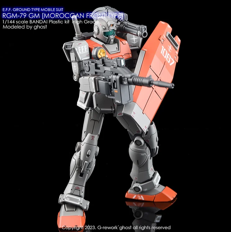 G-REWORK - [HG] RGM-79 GM [Moroccan Front Type]