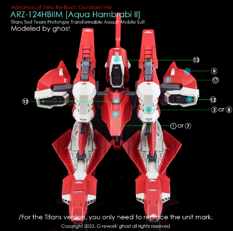 G-Rework - [HG] A.O.Z. Aqua Hambrabi II Water Decal