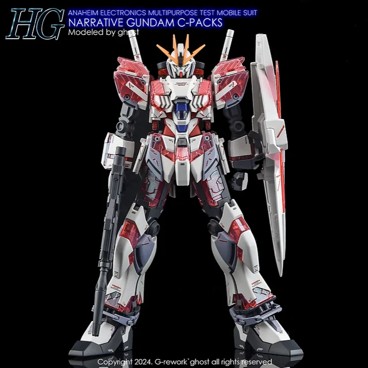 G-REWORK - [HG] RX-9/C Gundam Narrative [C-Packs] Water Decal