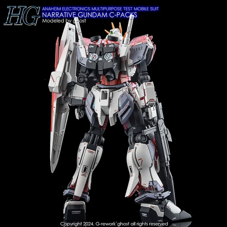 G-REWORK - [HG] RX-9/C Gundam Narrative [C-Packs] Water Decal