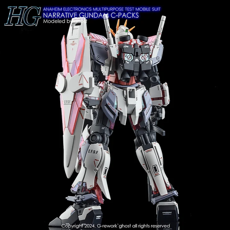 G-REWORK - [HG] RX-9/C Gundam Narrative [C-Packs] Water Decal