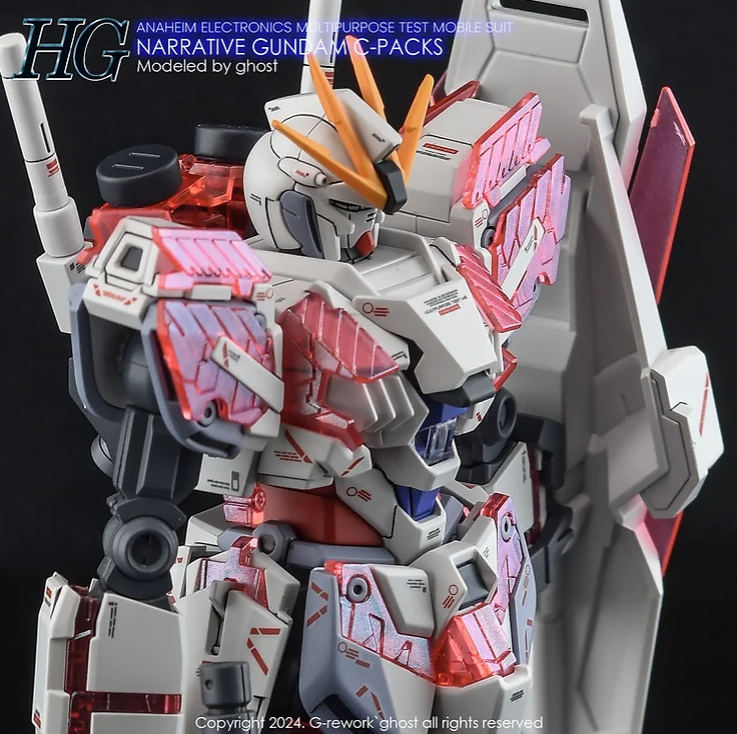 G-REWORK - [HG] RX-9/C Gundam Narrative [C-Packs] Water Decal