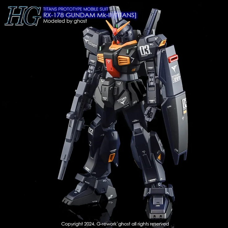 G-REWORK - [HG] RX-178 Gundam Mk-II [Titans] Water Decal