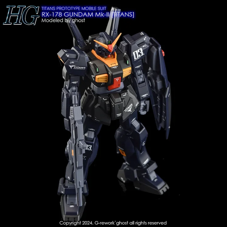 G-REWORK - [HG] RX-178 Gundam Mk-II [Titans] Water Decal