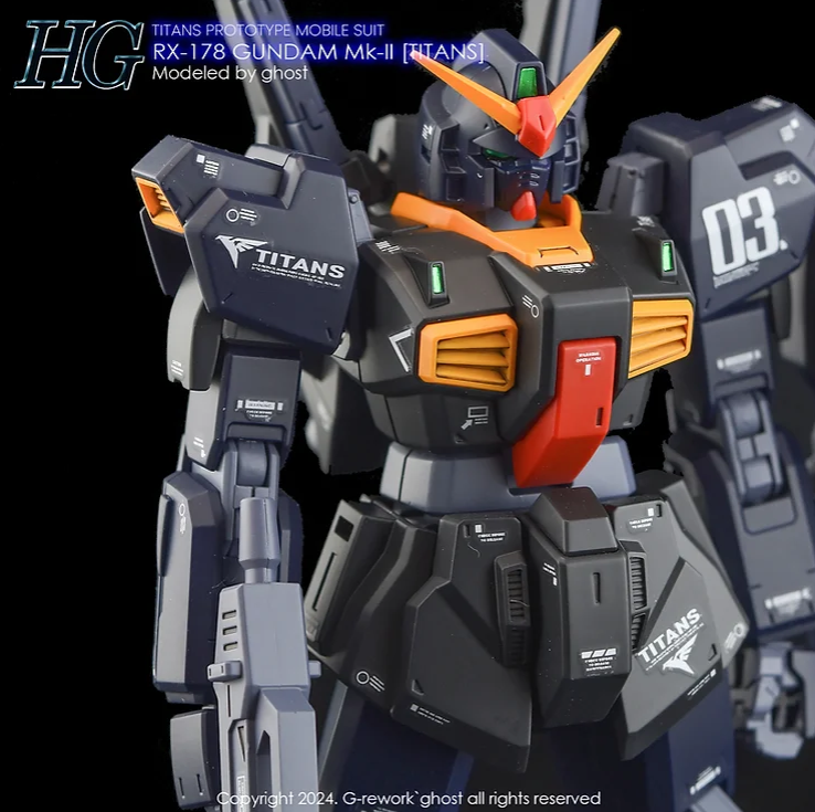 G-REWORK - [HG] RX-178 Gundam Mk-II [Titans] Water Decal