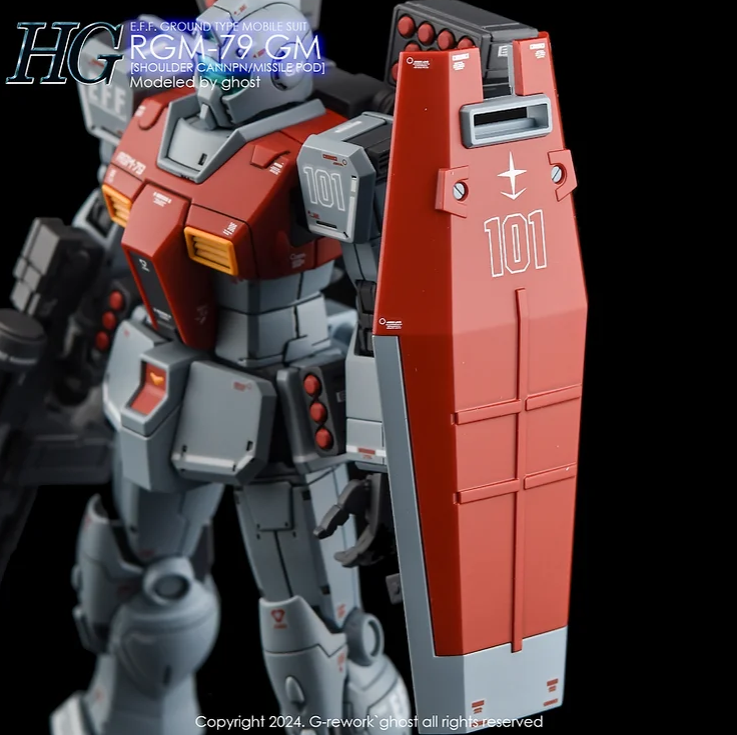 G-REWORK - [HG] RGM-79 GM [Missile Pod] Water Decal