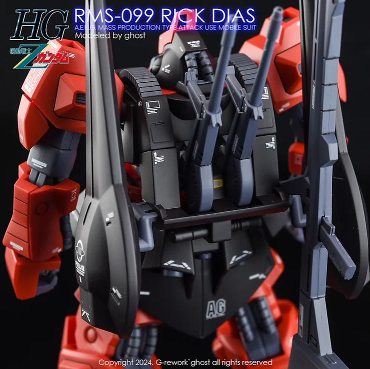 G-REWORK - [HG] RMS-099 Rick Dias Water Decal