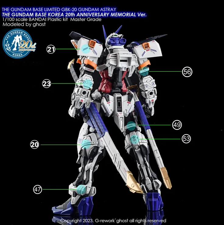 G-REWORK - [MG] GBK-20 Gundam Astray [20th Anniversary Korea Ver].