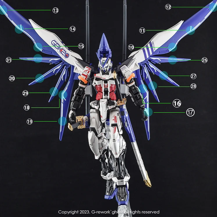 G-REWORK - [MG] GBK-20 Gundam Astray [20th Anniversary Korea Ver].