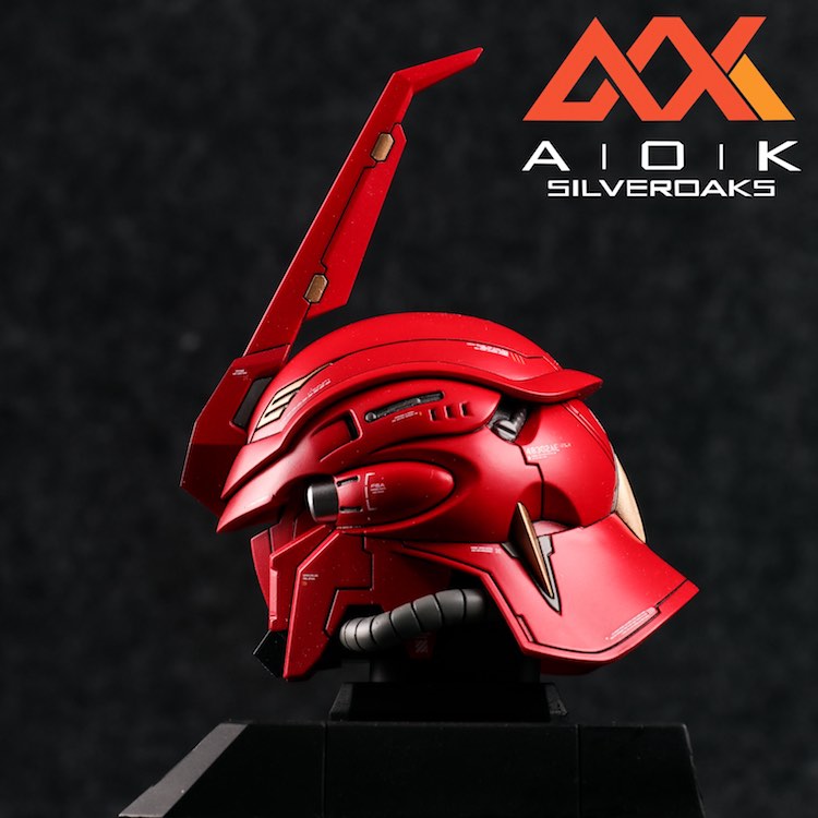 AOK #07 1/35 Sazabi + Sinanju  +  Sinanju damage Headbusts Full Resin Kit Combo [INCLUDE LED]